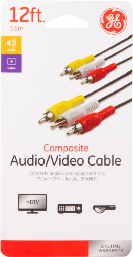 GE Composite Audio & Video Cable Perspective: front