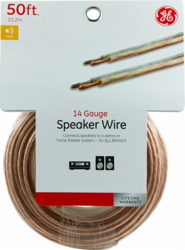 GE 14-Gauge Copper Speaker Wire Perspective: front