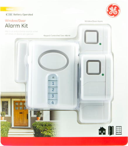 Ralphs Ge Window Door Alarm Kit 3 Piece White 1 Count