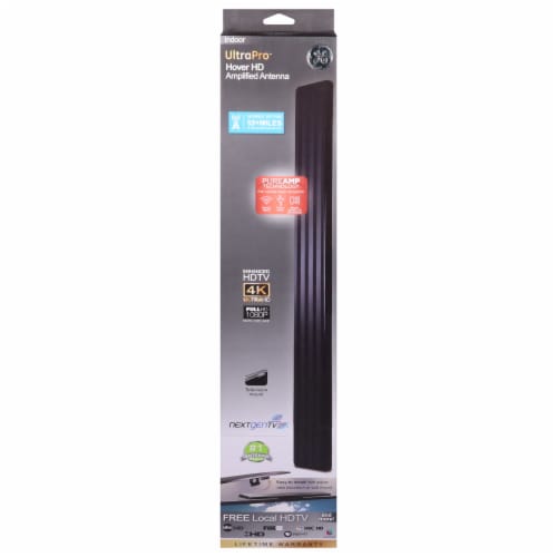 GE UltraPro Hover HD 250 Amplified Antenna Bar - Black Perspective: front