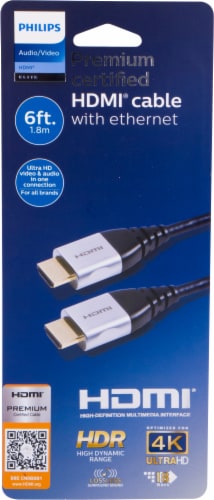 Philips Premium HDMI Cable - Black Perspective: front