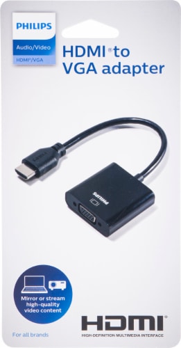 Philips HDMI® to VGA Adapter Perspective: front