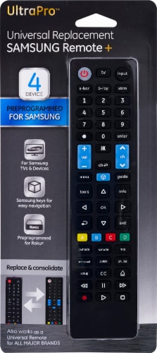 GE UltraPro™ Universal Replacement Samsung Remote Perspective: front
