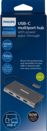 Philips Elite USB-C Travel Docking Station Perspective: front