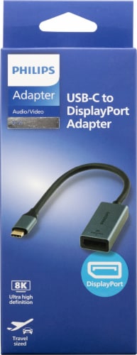Phillips USB-C to Display Port Adapter Perspective: front