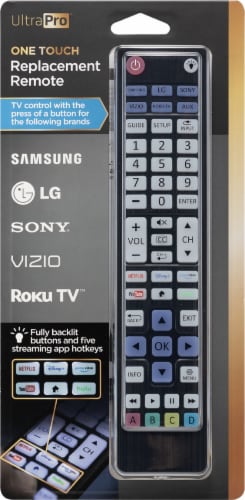UltraPro One Touch Replacement Remote Control Perspective: front