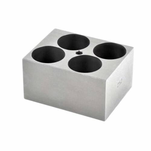 Ohaus 30400167 4 x 35 mm Test Tube Module Block Perspective: front