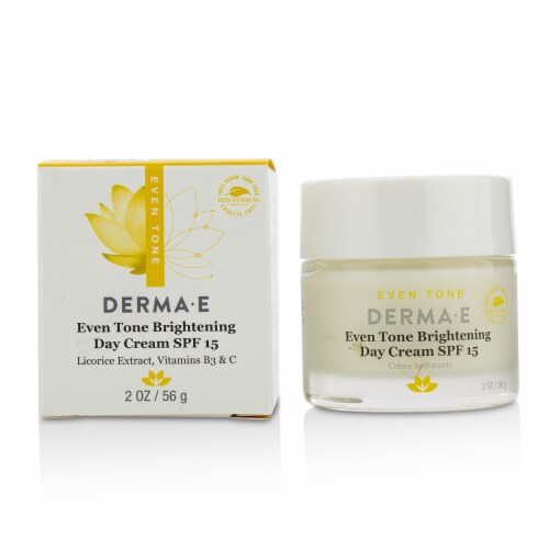 Derma-E Evenly Radiant Brightening Day Creme with Vitamin C Perspective: front