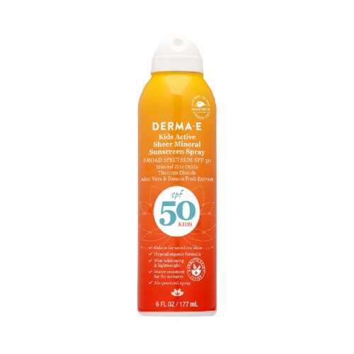Derma E Kids Ultra Sheer Mineral Sunscreen Mist SPF30 Perspective: front