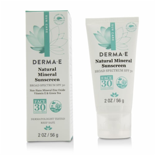 Derma-E Antioxidant Natural Zinc Oxide Sunscreen 30 SPF Perspective: front