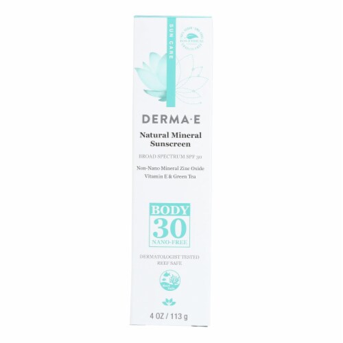 Derma-E SPF 30 Antioxidant Natural Sunscreen With Clear Zinc Oxide Perspective: front