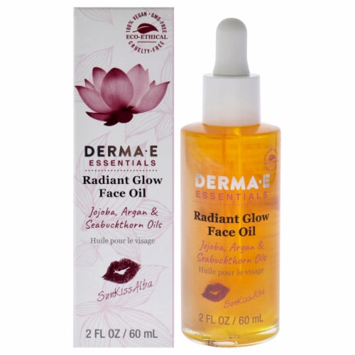 Derma-E Essentials Radiant Glow Face Oil Perspective: front