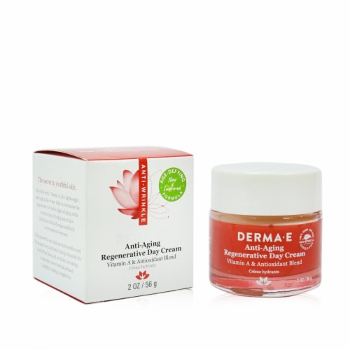 Derma E AntiWrinkle AntiAging Regenerative Day Cream 56g/2oz Perspective: front