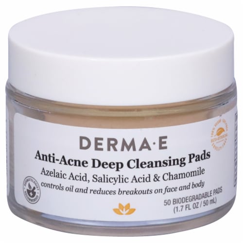 Derma-E Anti-Acne Deep Cleansing Pads Perspective: front