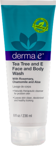 Derma-E Tea Tree and E Face & Body Wash Perspective: front