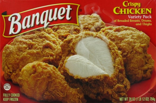Banquet Crispy Fried Chicken Perspective: front