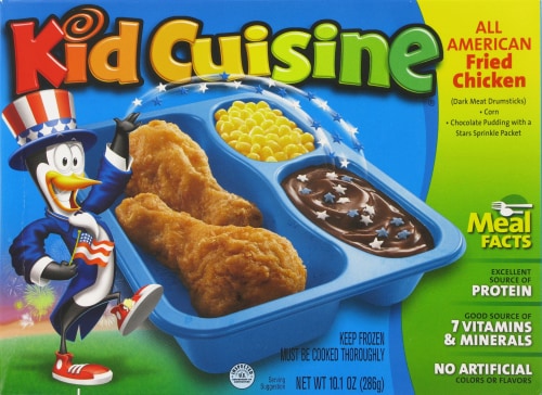 Kid Cuisine All American Fried Chicken Perspective: front