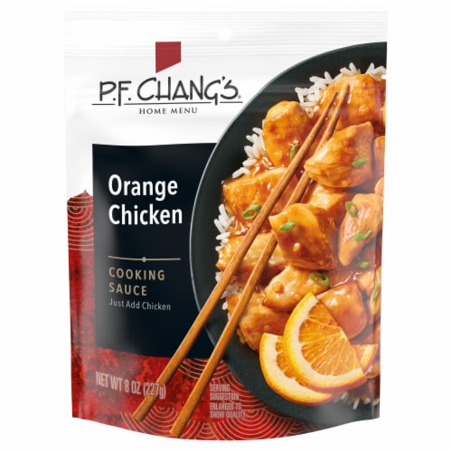 P.F. Chang's Home Menu Orange Chicken Cooking Sauce And Marinade Perspective: front