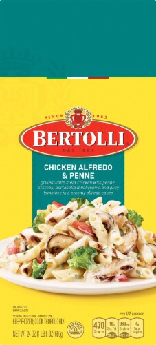 Bertolli® Chicken Alfredo & Penne Frozen Dinner Perspective: front