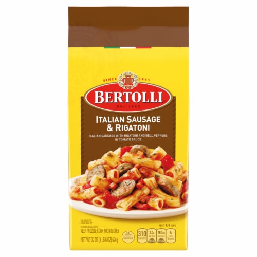 Bertolli Italian Sausage And Rigatoni Frozen Meal Perspective: front