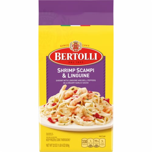 Bertolli Shrimp Scampi & Linguine Frozen Skillet Meal, 22 oz - Kroger