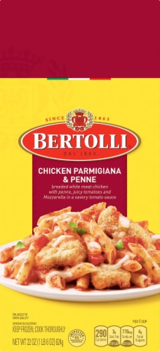 Bertolli Chicken Parmigiana And Penne Frozen Meal Perspective: front