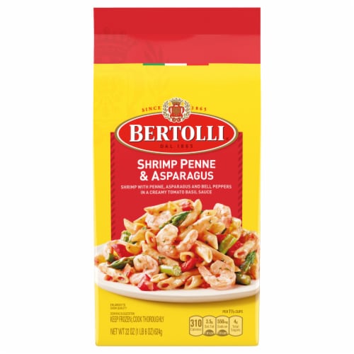 Bertolli® Shrimp Penne & Asparagus Frozen Skillet Meal Perspective: front
