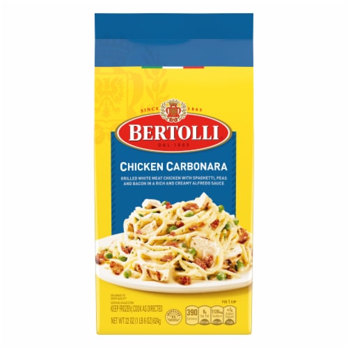 Bertolli® Chicken Carbonara Frozen Meal Perspective: front