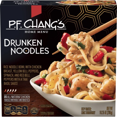 P.F. Chang's Home Menu Drunken Noodles Frozen Meal Perspective: front