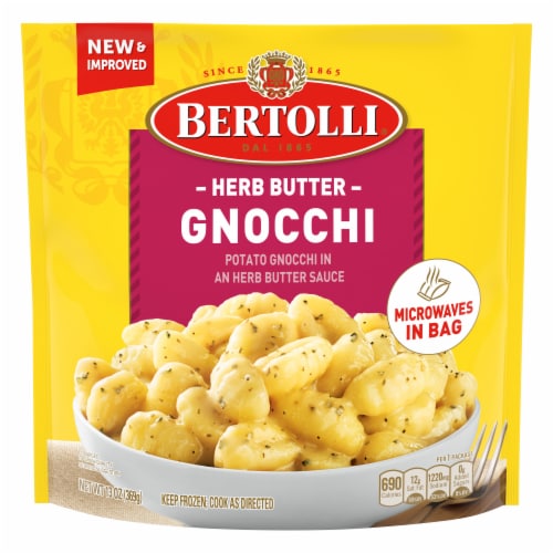Bertolli Herb Gnocchi Frozen Pasta Sides Perspective: front