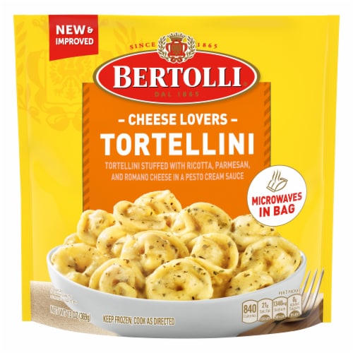 Bertolli Cheese Lovers Tortellini Frozen Pasta Sides Perspective: front