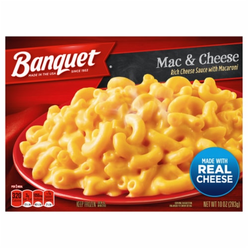 Banquet® Mac & Cheese Frozen Meal Perspective: front