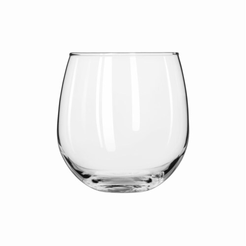 Libbey Stemless Red Wine Glasses - 4 pk - Clear Perspective: front
