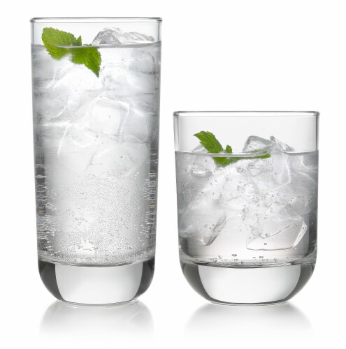 Libbey Polaris Tumbler and Rocks Glass Set - Clear Perspective: front