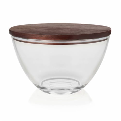 Libbey Urban Story Glass Bowl with Lid Perspective: front