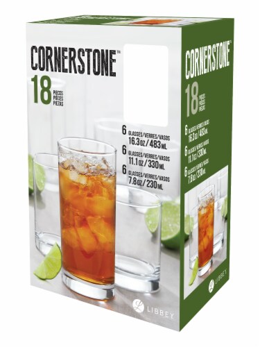 Libbey Cornerstone Glassware Set Perspective: front
