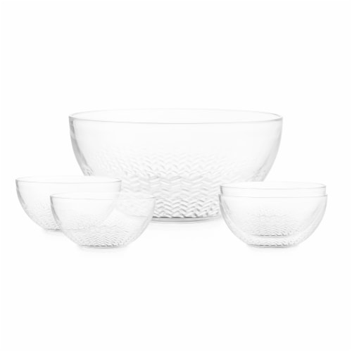 Libbey Merida Salad Bowl Set - Clear Perspective: front