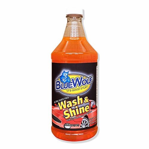 Blue Wolf Sales & Service BWCWQ Ultra Sheeting Car Wash Spry Bottle - 32 oz Perspective: front