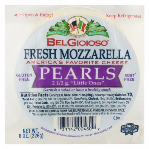 BelGioioso® Fresh Mozzarella Pearls Cheese