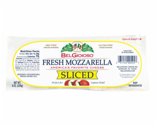 BelGioioso Fresh Mozzarella Cheese Perspective: front