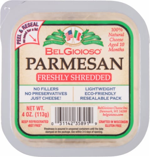 BelGioioso Freshly Shredded All Natural Parmesan Perspective: front