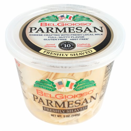 BelGioioso® Freshly Shaved Parmesan Cheese Perspective: front