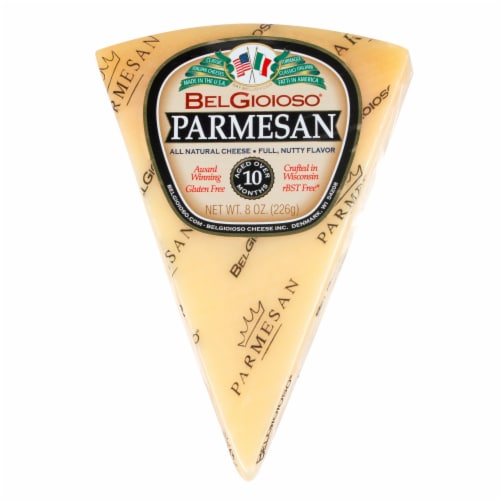BelGioioso® Parmesan Cheese Wedge Perspective: front