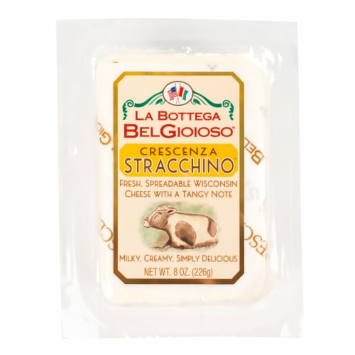 La Bottega di BelGioioso Crescenza Stracchino Cheese Perspective: front