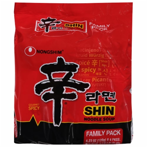 Nongshim® Shin Ramyun Noodle Soup Family Pack Perspective: front