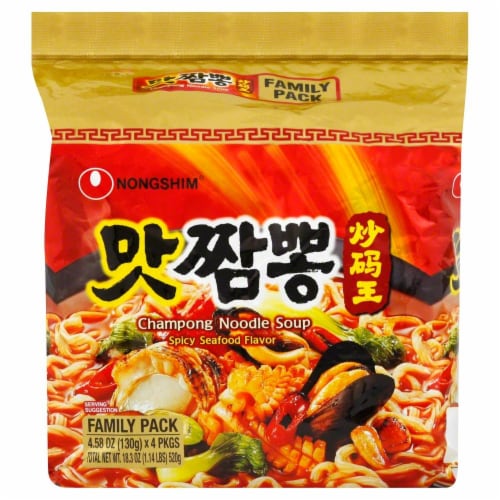 Nongshim Champong Noodle Soup Perspective: front