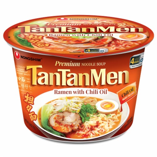 Nongshim® Tantanmen Premium Noodle Soup Perspective: front