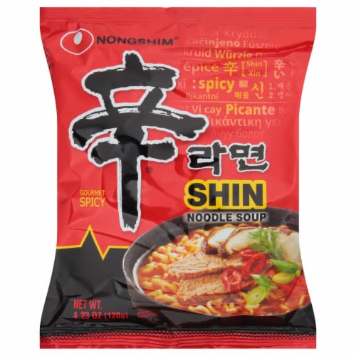 Nongshim® Shin Ramyun Hot & Spicy Noodle Soup, 4.2 oz - Food 4 Less