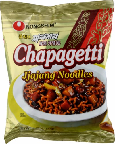 Nongshim Chapagetti Chajang Noodle Perspective: front