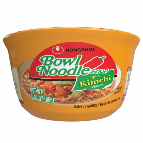 Nongshim® Spicy Kimchi Bowl Noodle Soup Perspective: front